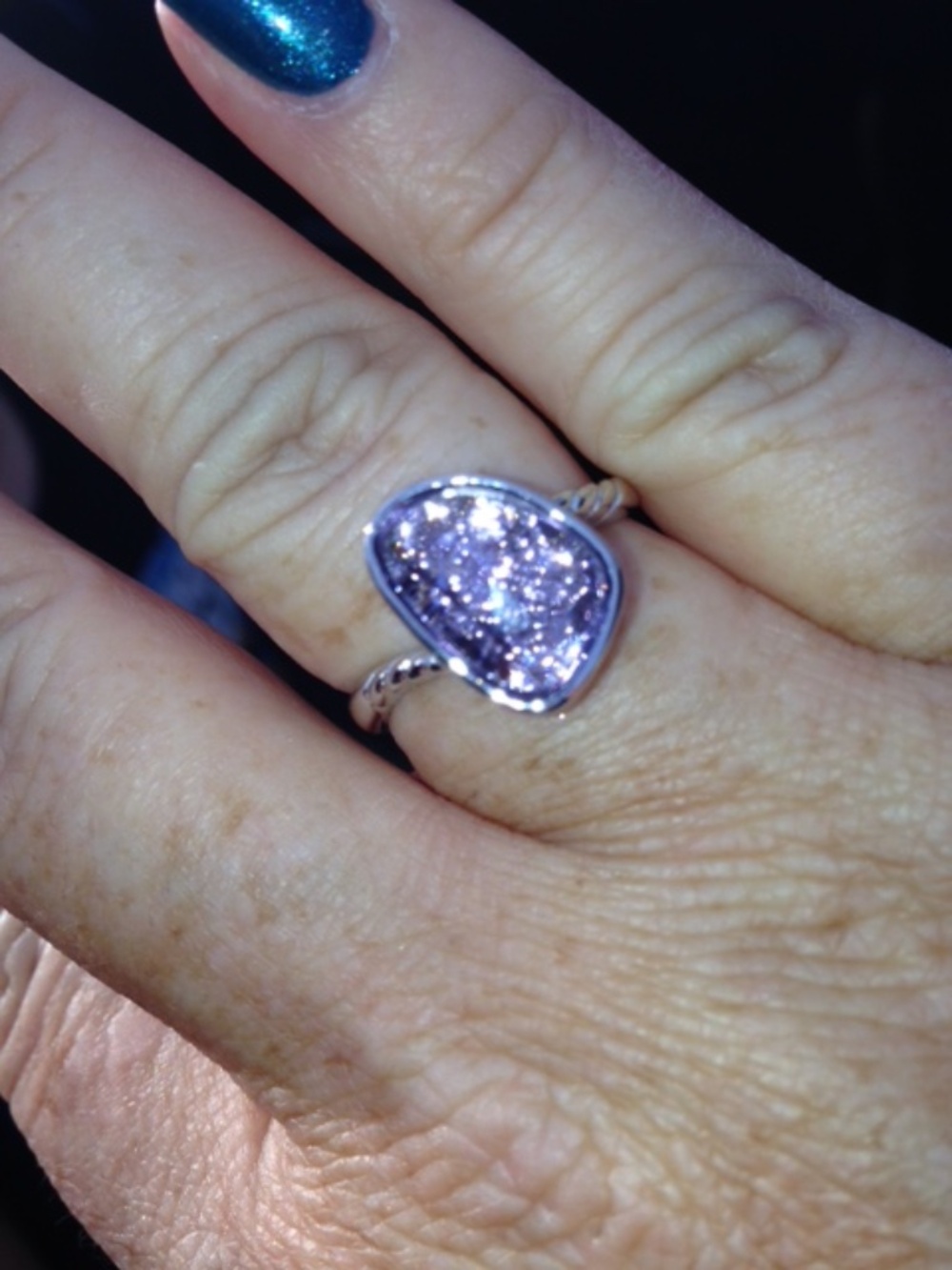 Lavender Sapphire Ring